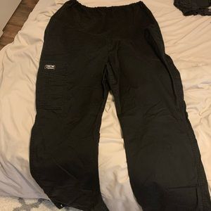 Maternity black scrub pants
